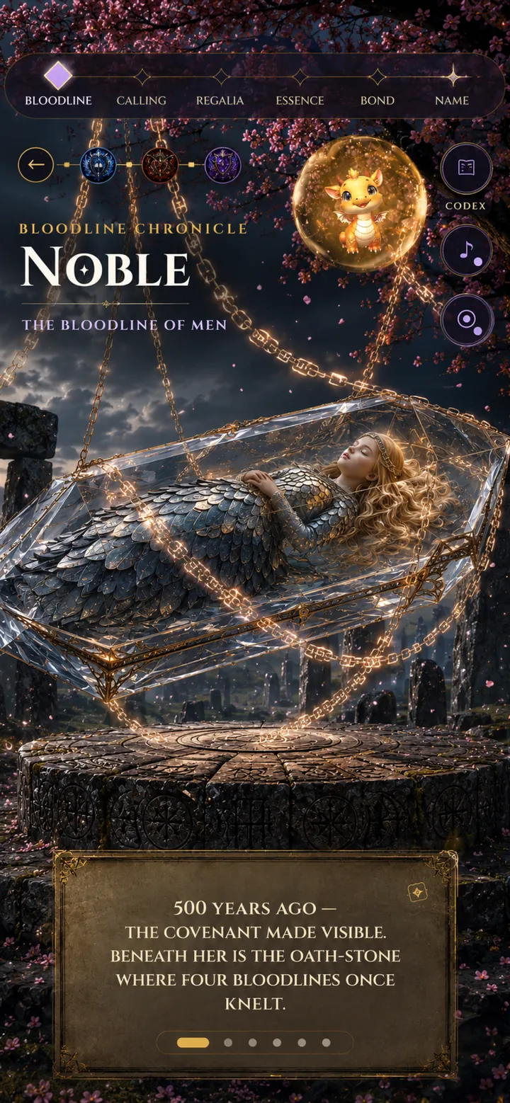 The Noble bloodline chronicle reveals an ancient covenant beneath a flowering tree